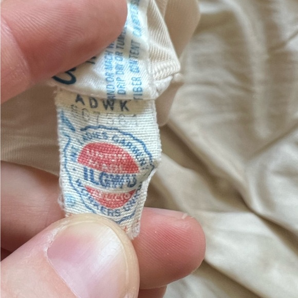 Vintage 1950s Slip Small White Ivory Nylon Lingerie Underskirt Lace Rockabilly - Picture 8 of 10